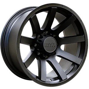 Envy Wheels – CRAZE – Black – 20″x10″ -24mm – All weather Wheels – 333SB-U208165121524
